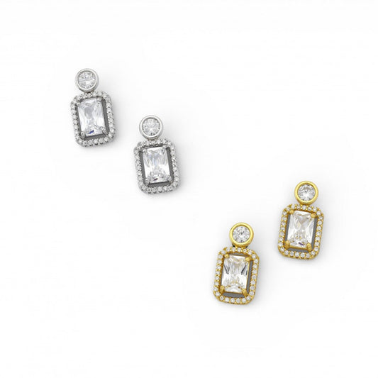 Solo Emerald Studs Earrings