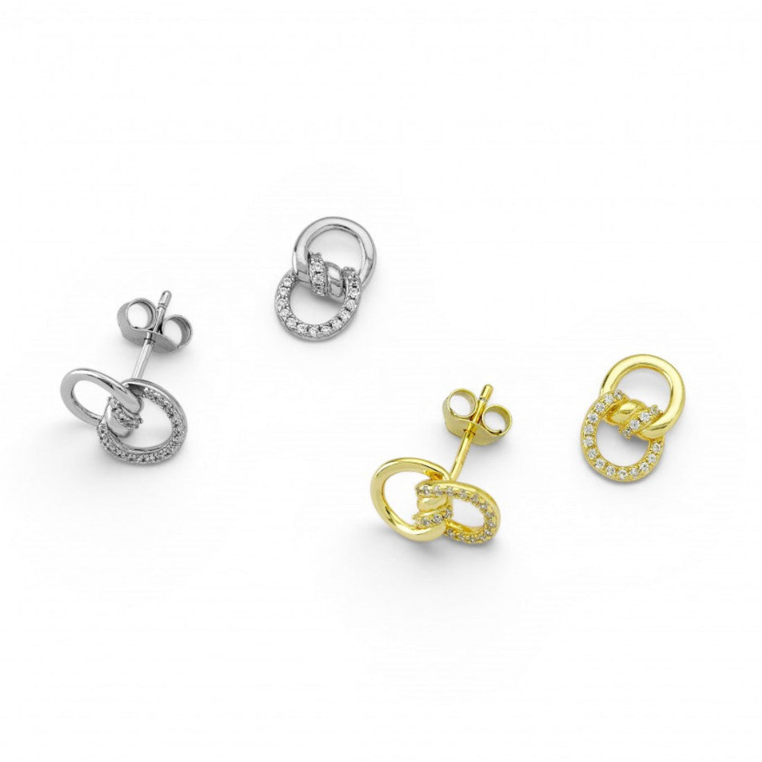 Joined Knot Earrings
