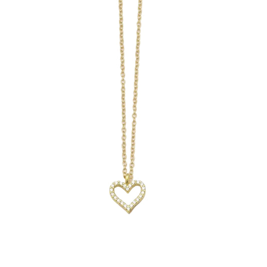 Heart Zircons Necklace
