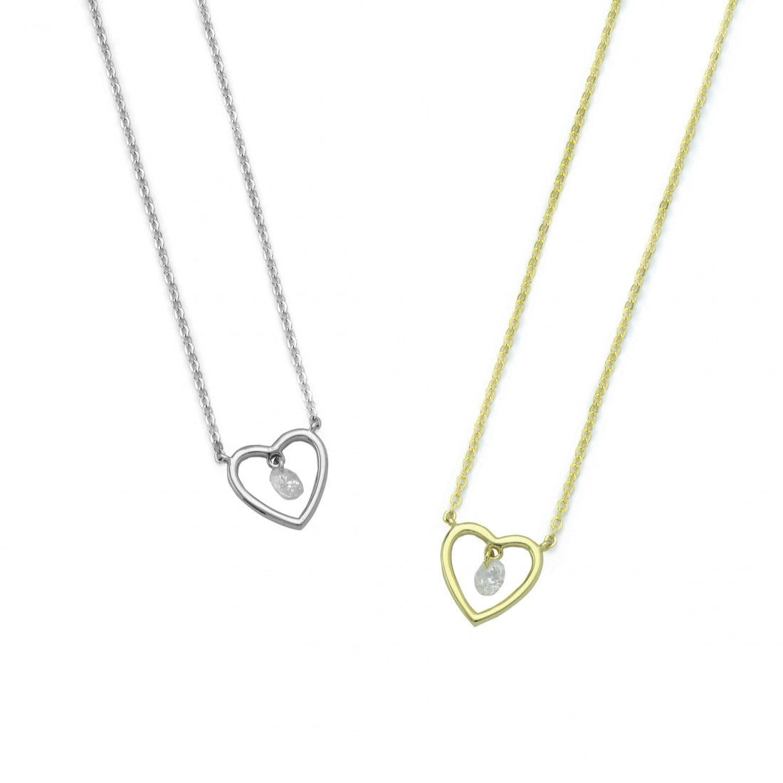Open Heart Necklace