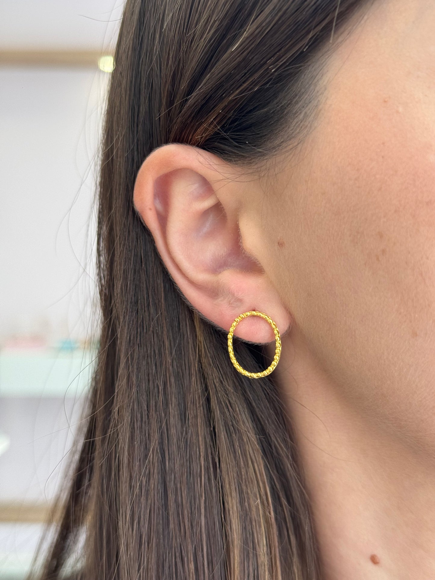 Halo Studs Earrings