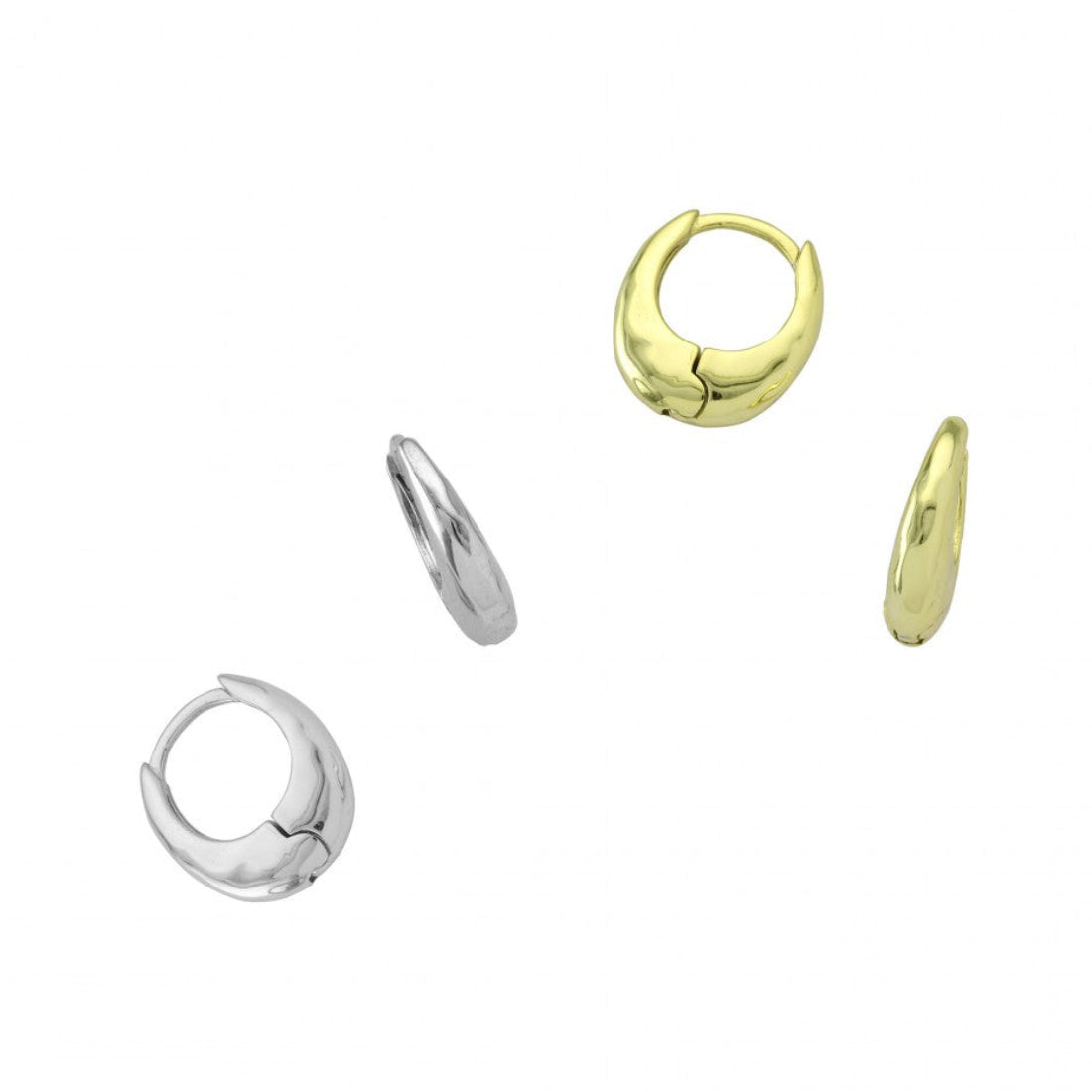 Texture Bubble Hoop Earrings