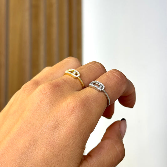 Oval Link Ring