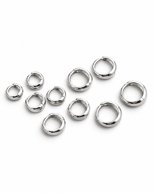 Classic Bold Hoops Earrings