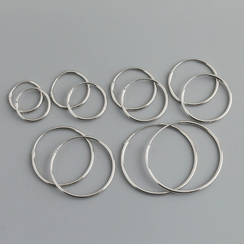 Light Hoops Earrings