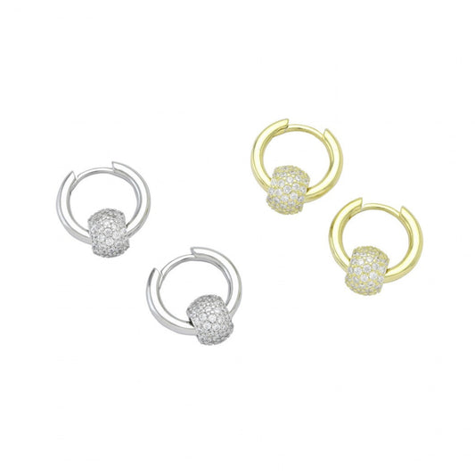 Barrel Hoops Earrings