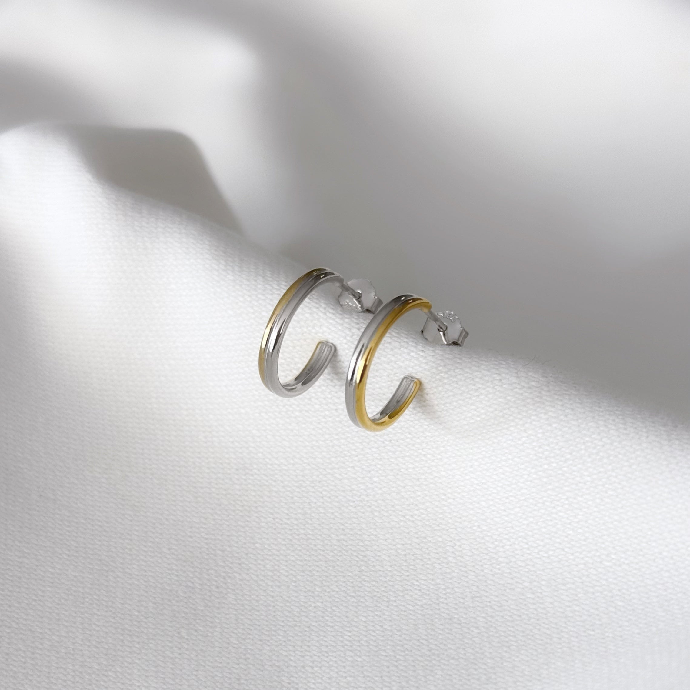 Jodie Flat Hoop Earrings - 2 Sizes!