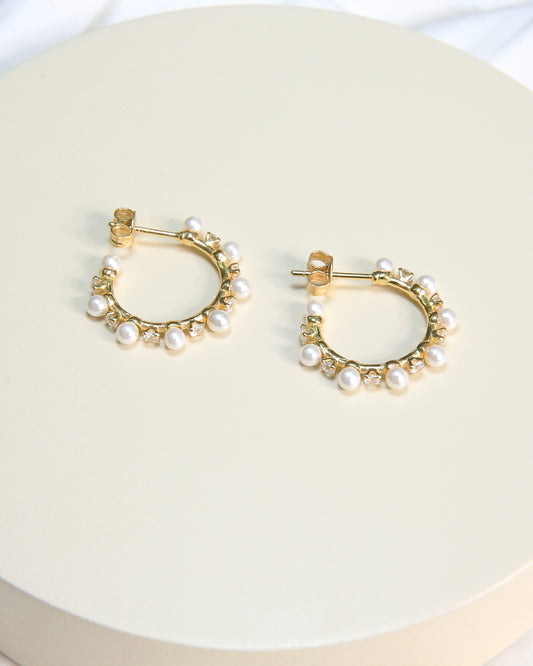 Margie Hoops Earrings