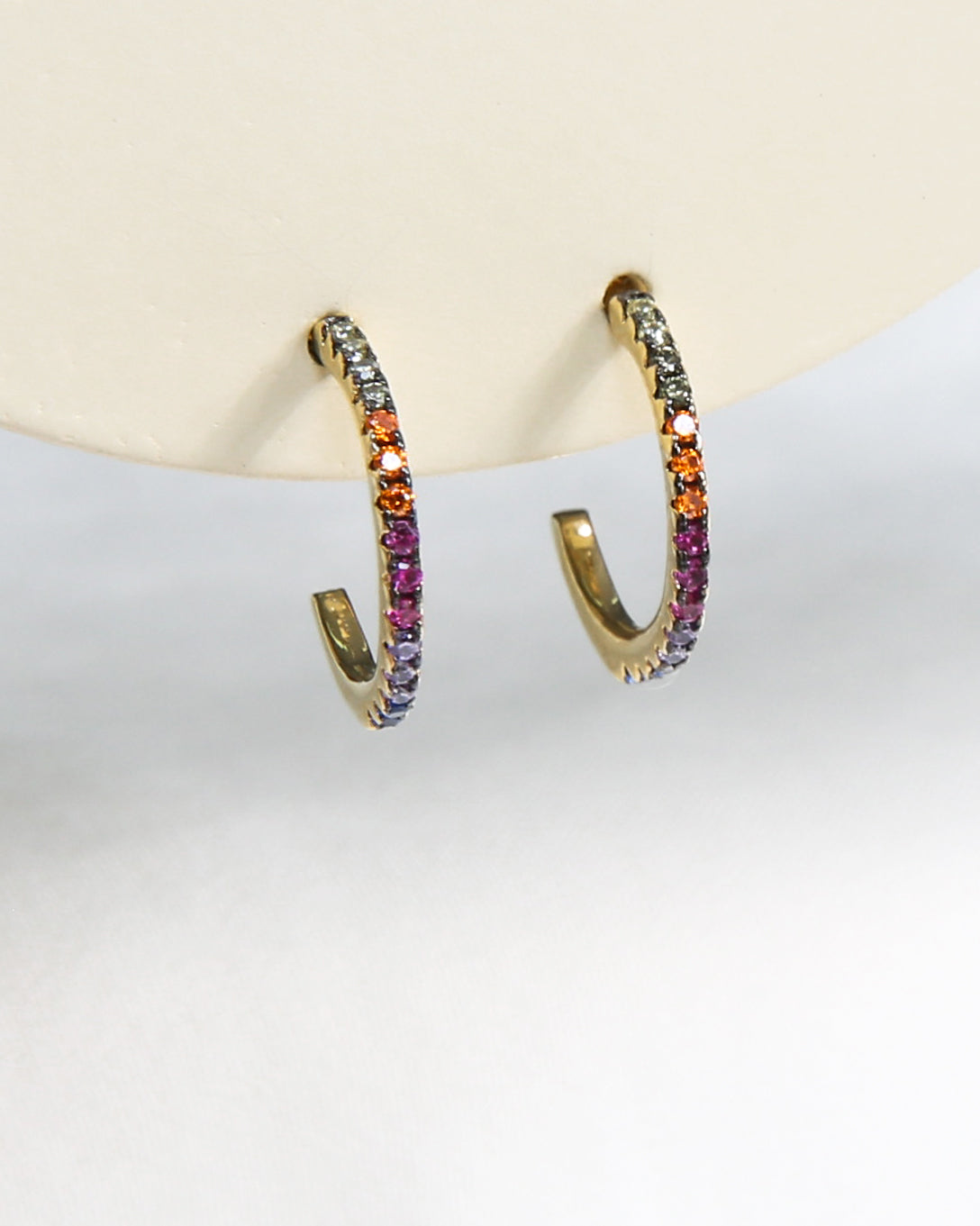 Rainbow Tiny Hoops