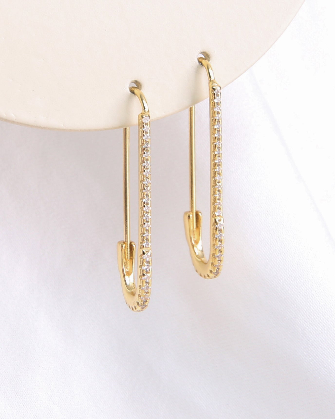 Pin Zircons Earrings