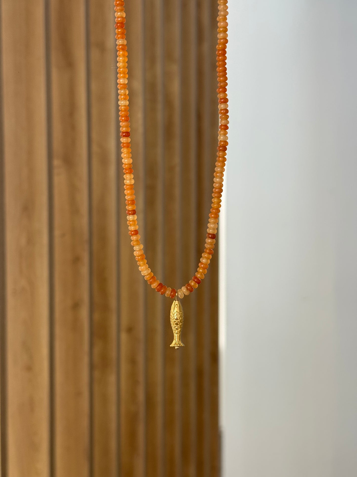 Flat Fish Necklace