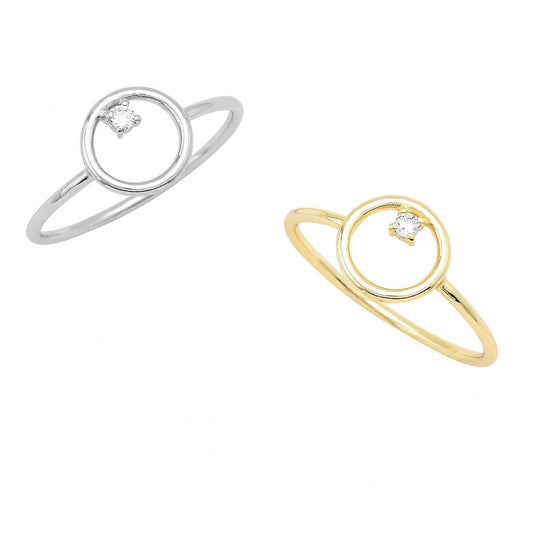 Open Circle Ring