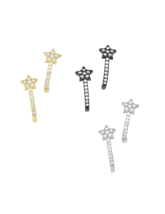 Comet-Star Earrings