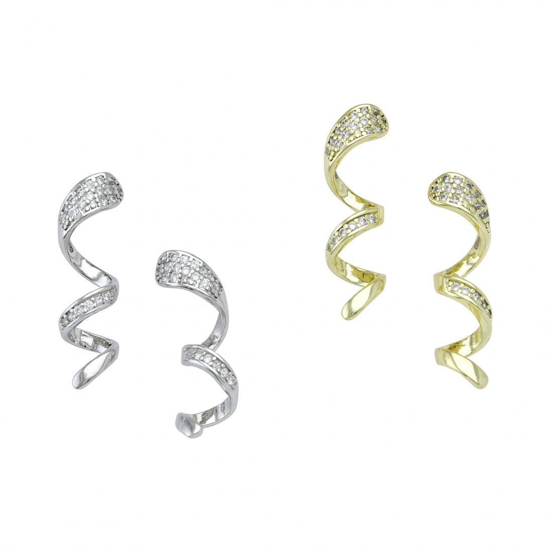 Wavy Line like "Snake" Earrings