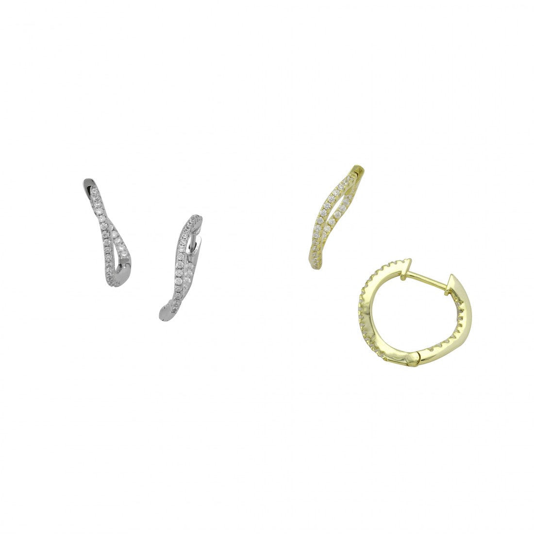 Wavy Hoop Earrings