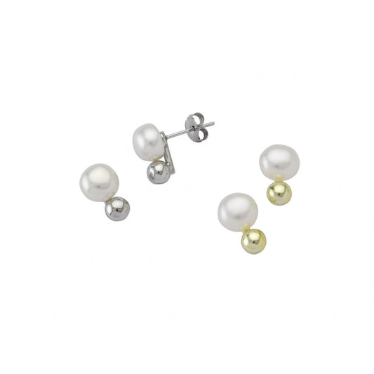 Ball Pearl Studs Earrings
