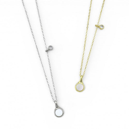 Round Disk Necklace