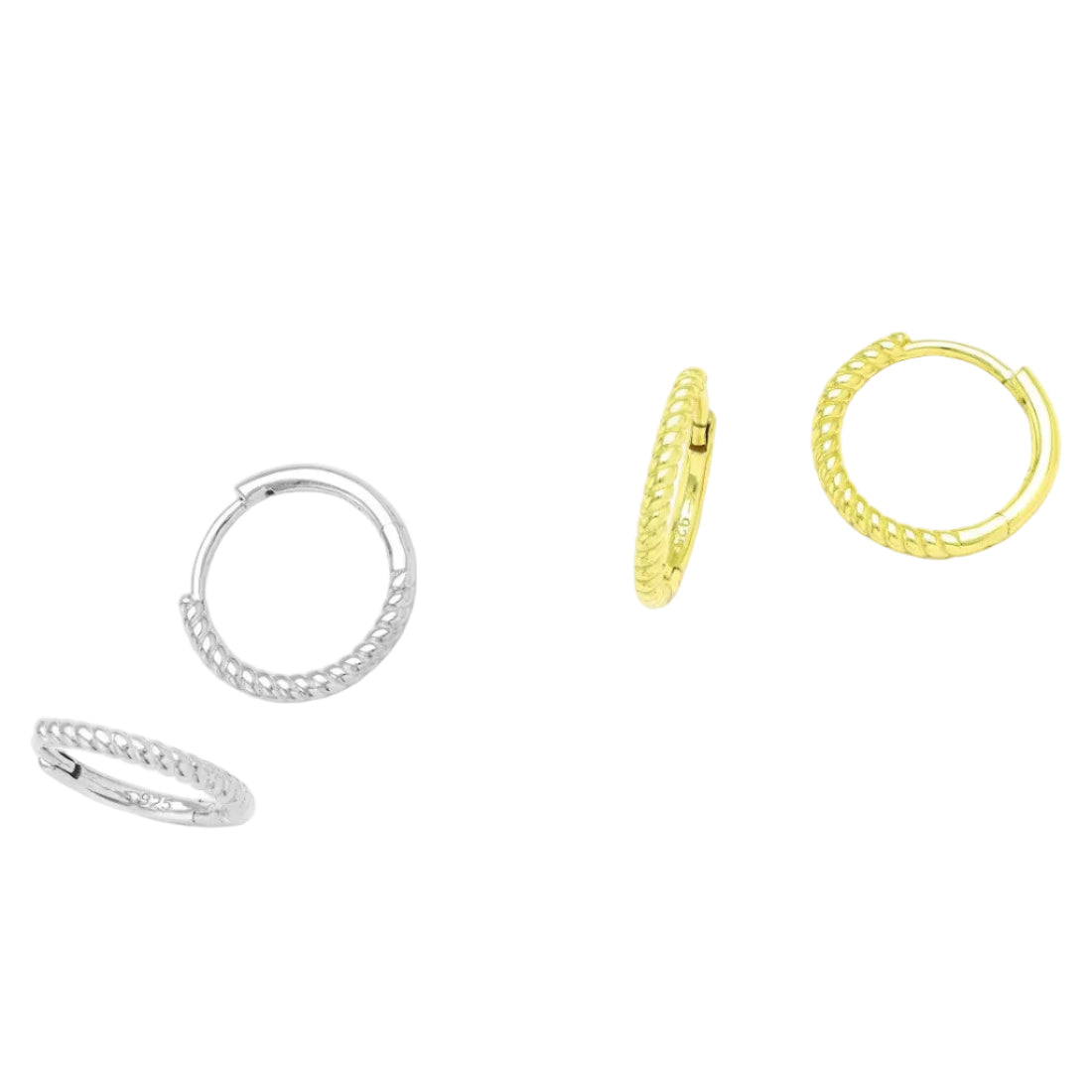 Twisted Hoops Earrings