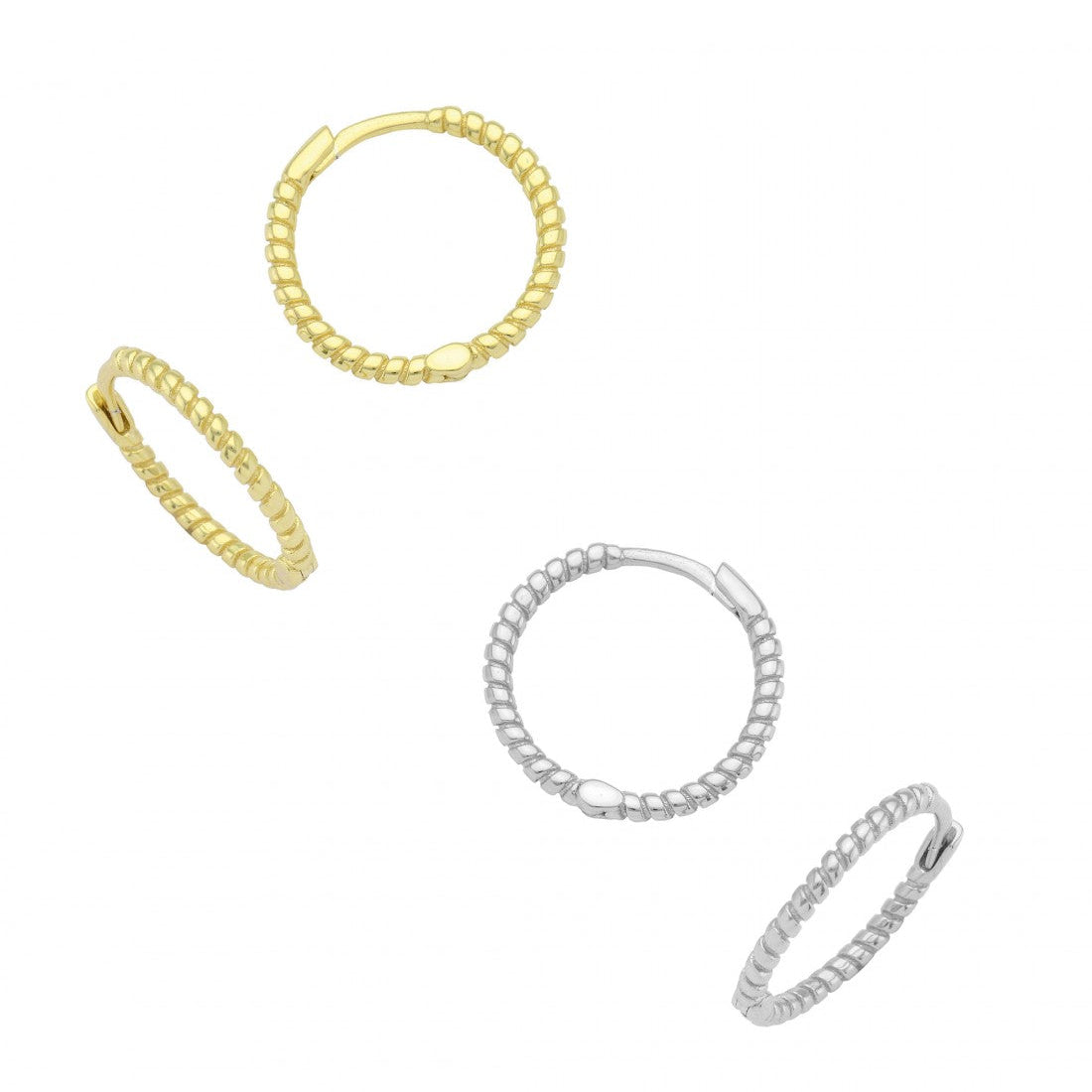 Spiral Hoops Earrings