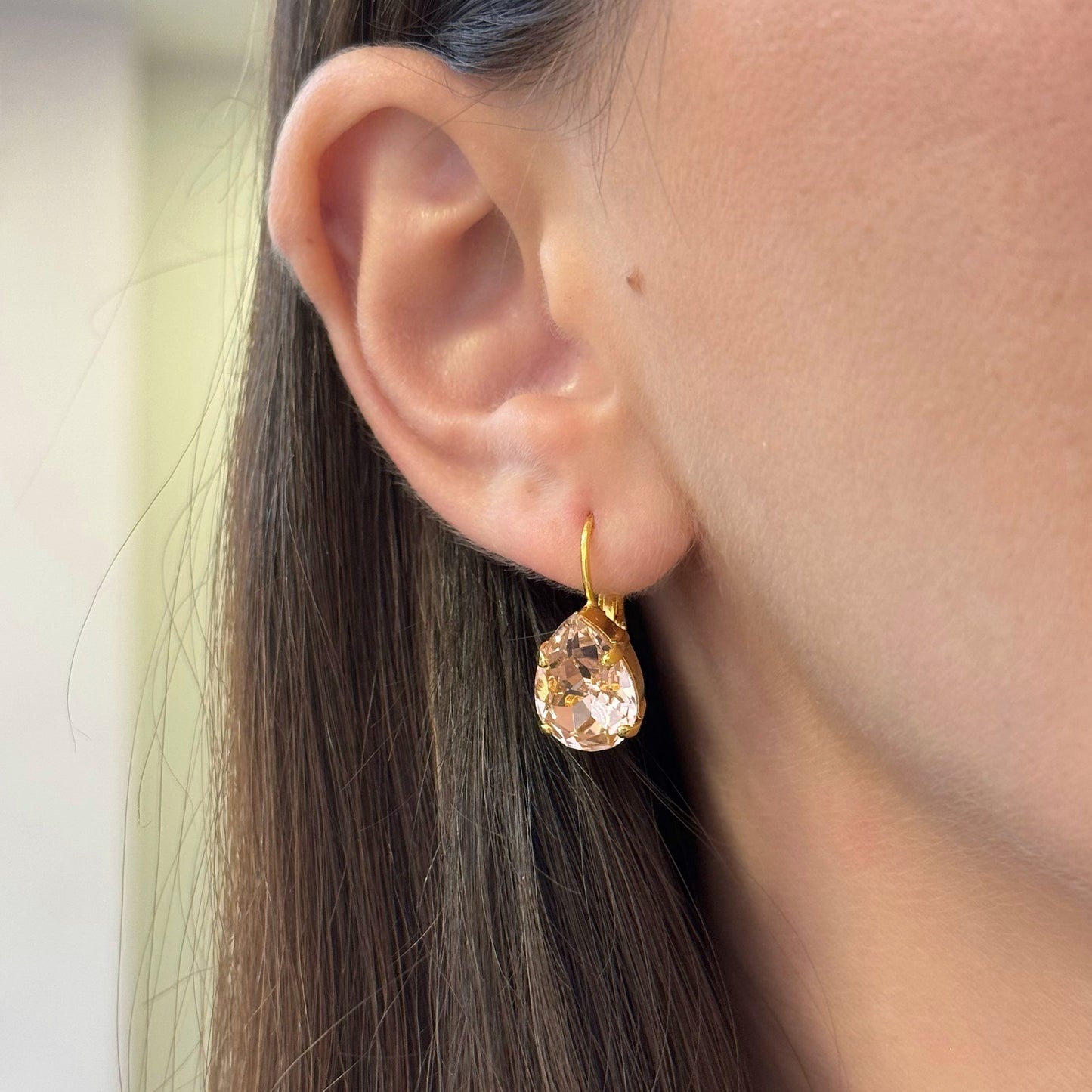 Pear Swarovski Earrings