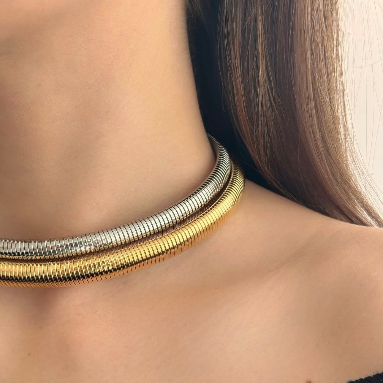 Elastic Snake Necklace