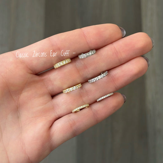 Classic Zircons Ear Cuff