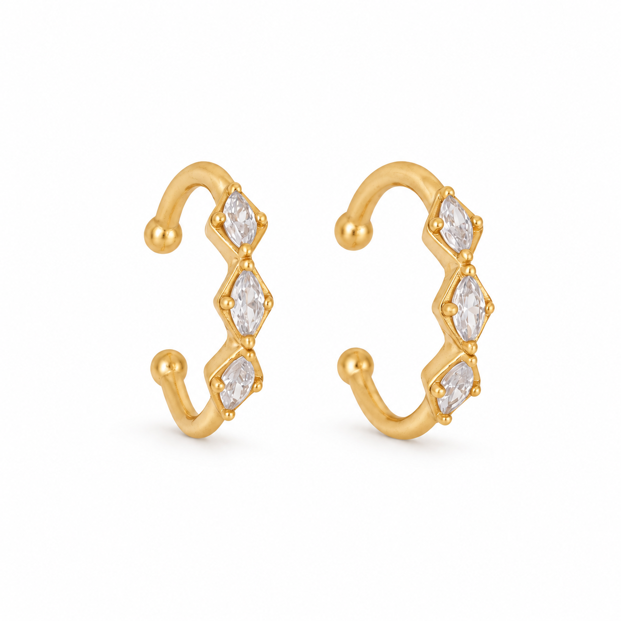 Marquise Trio Ear Cuff