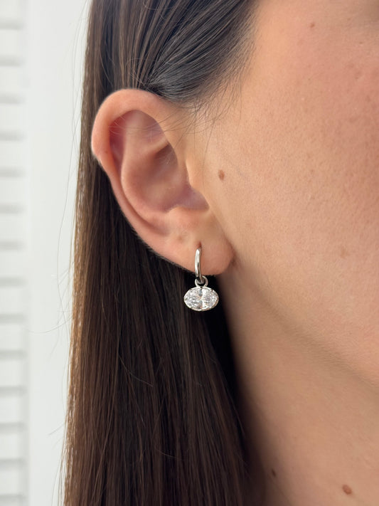 Hai Drop-Hoops Earrings