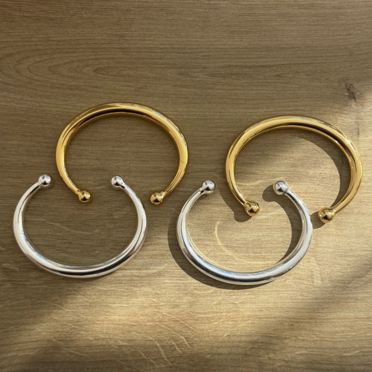 Tow - Sided Bangles Bracelet