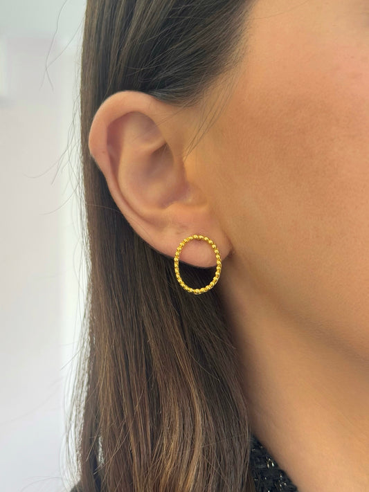Halo Stud Earrings
