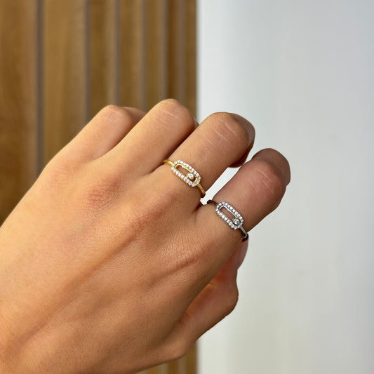 Oval Link Ring