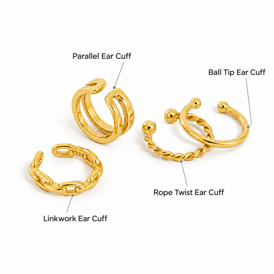 Texture Ear Cuff - Single Piece