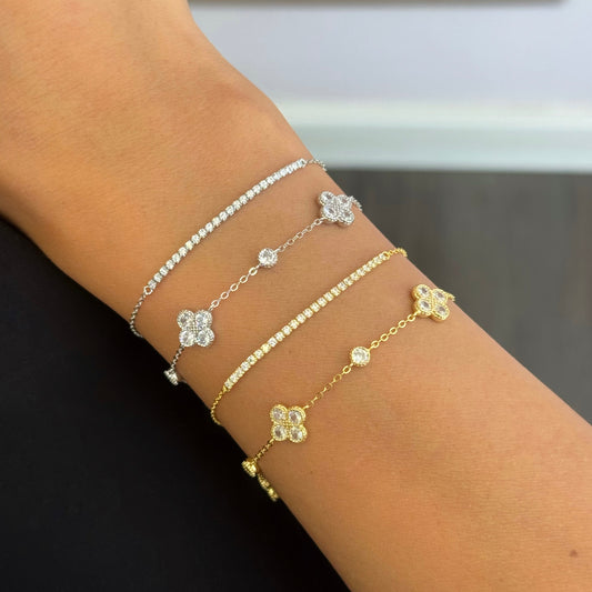 Half Tennis Bracelet