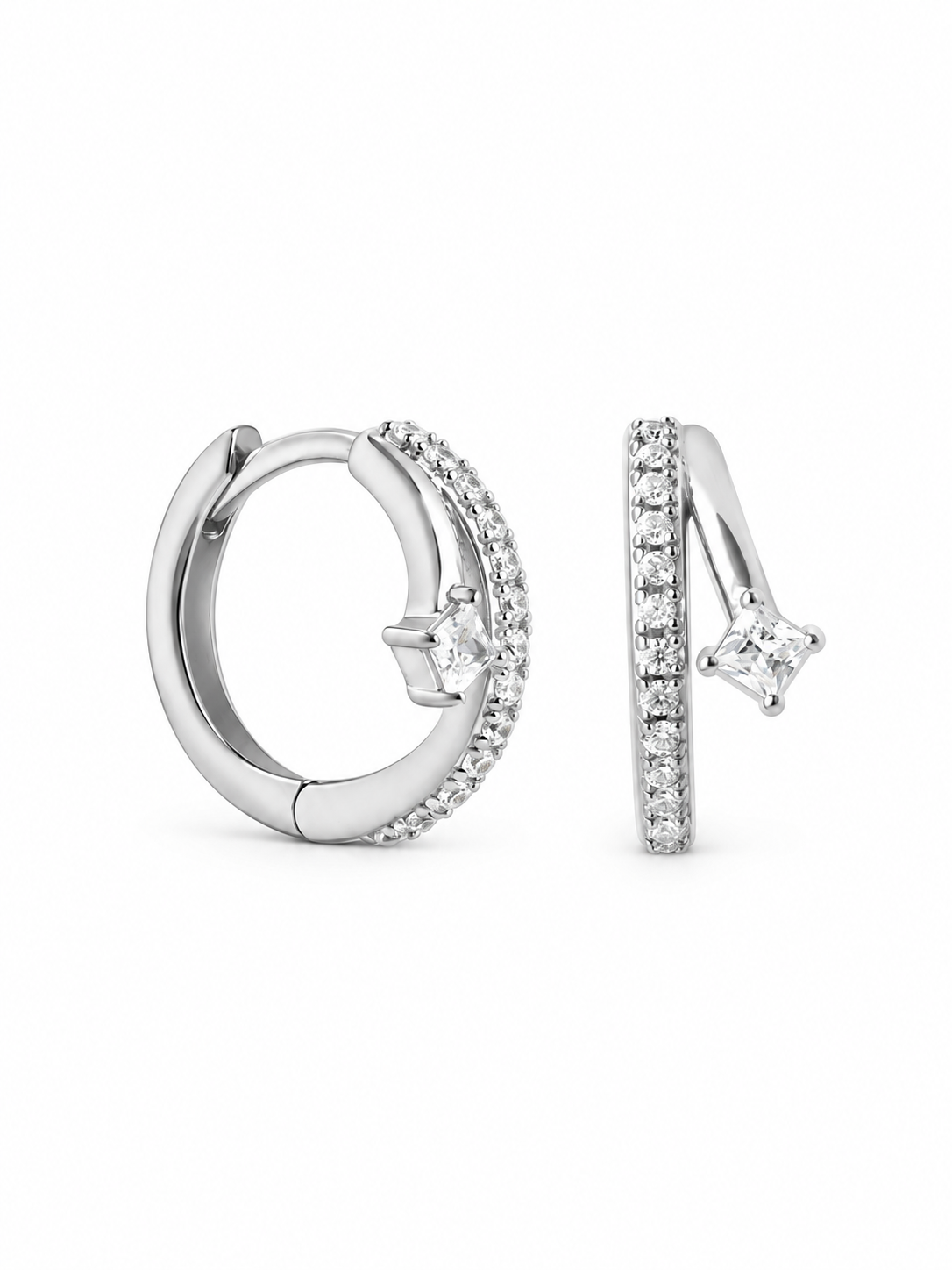 Accent Hoops Earrings