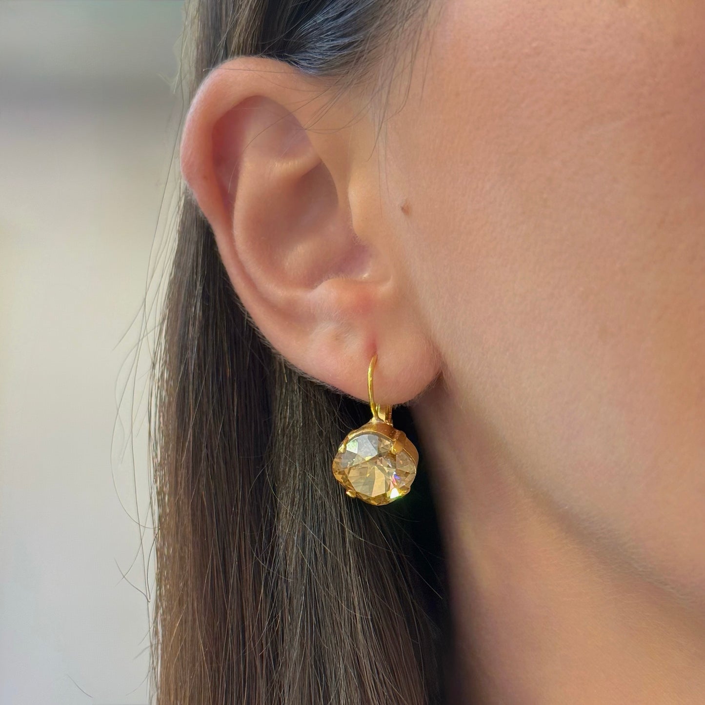 Cushion Swarovski Earrings