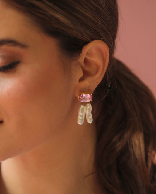 Mare Earrings / Light Pink