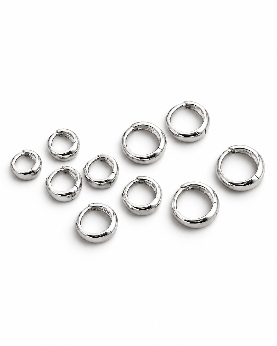 Classic Bold Hoops Earrings