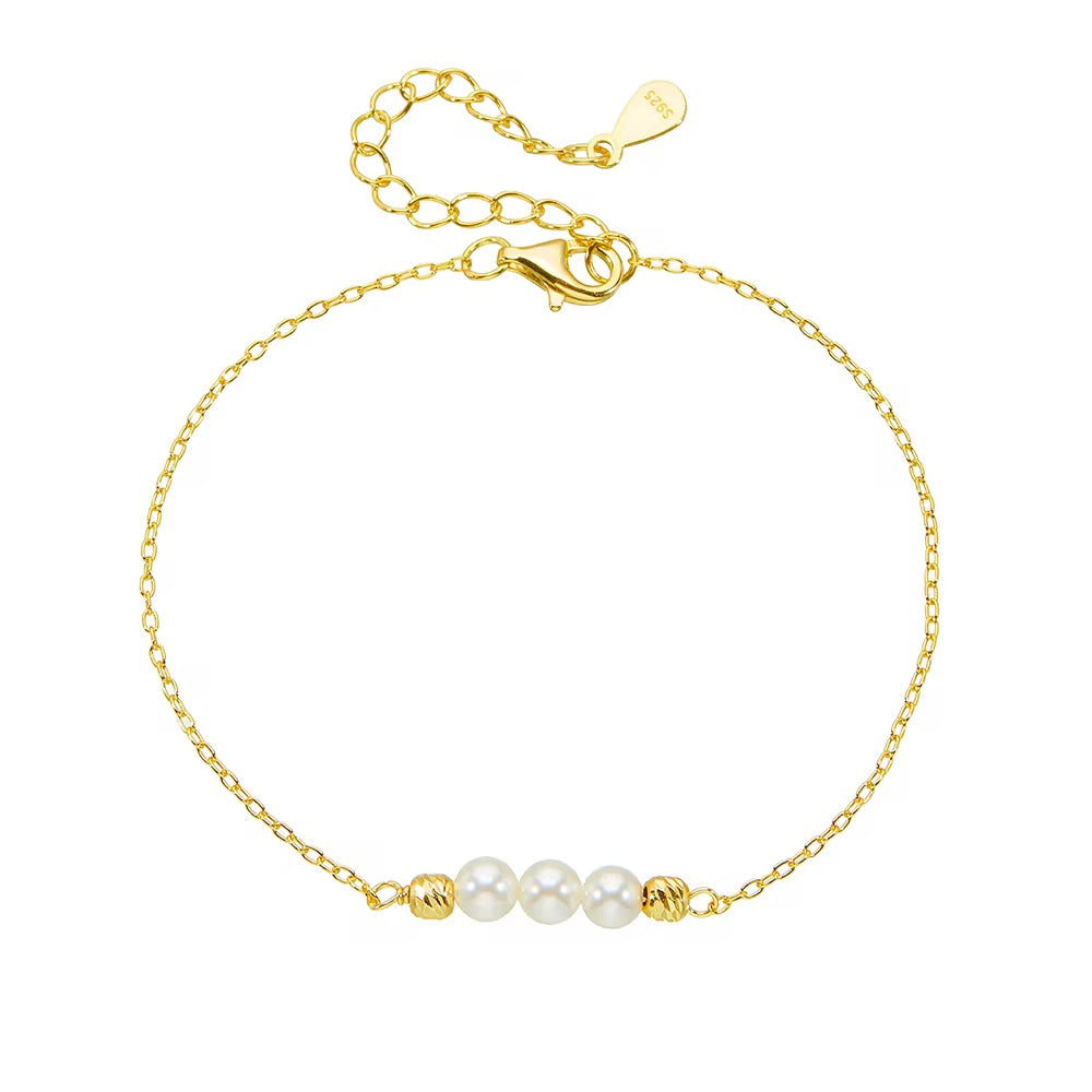 Pearls Bar Bracelet