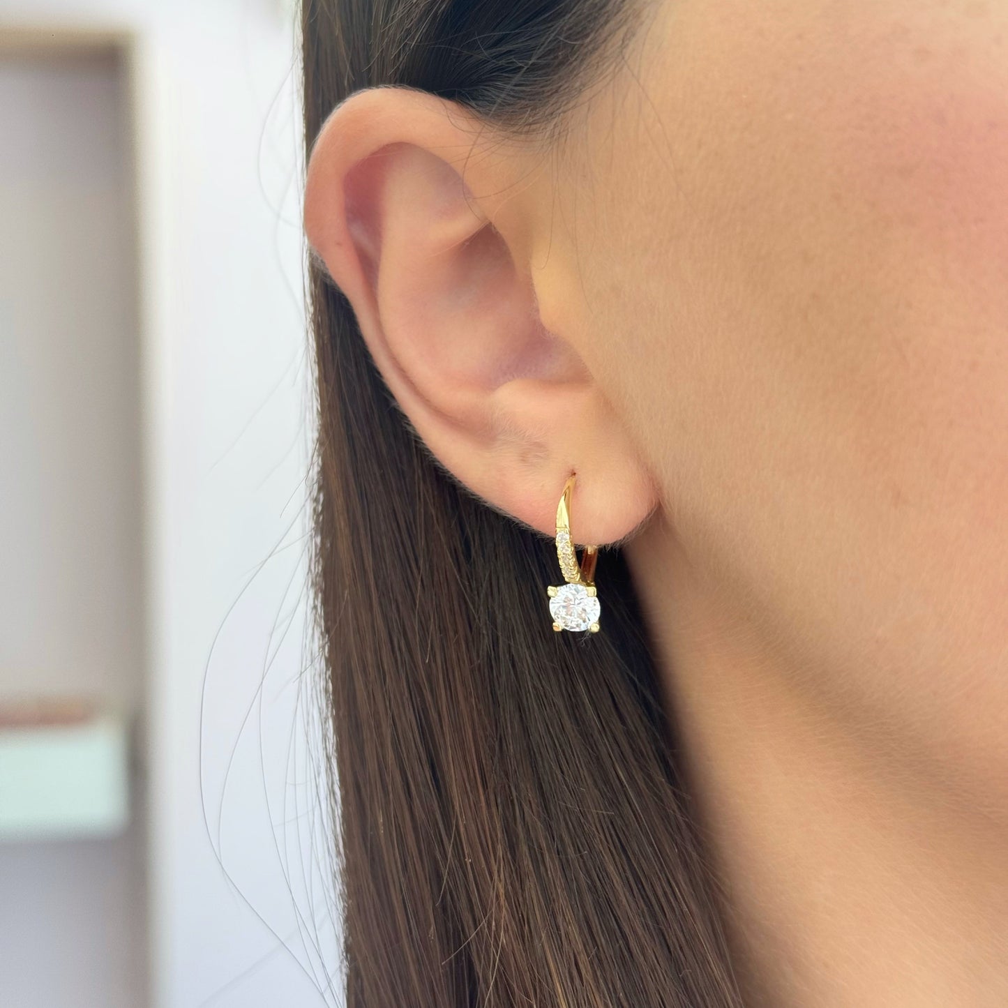 Solitaire Earrings
