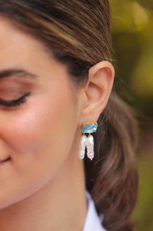 Mare Earrings / Light Blue