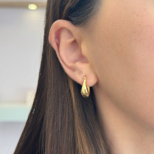 Ellipse Hoop Earrings