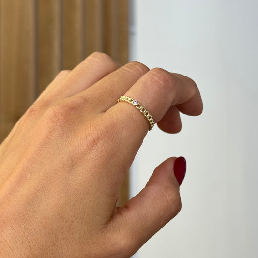 Chain Stone Ring