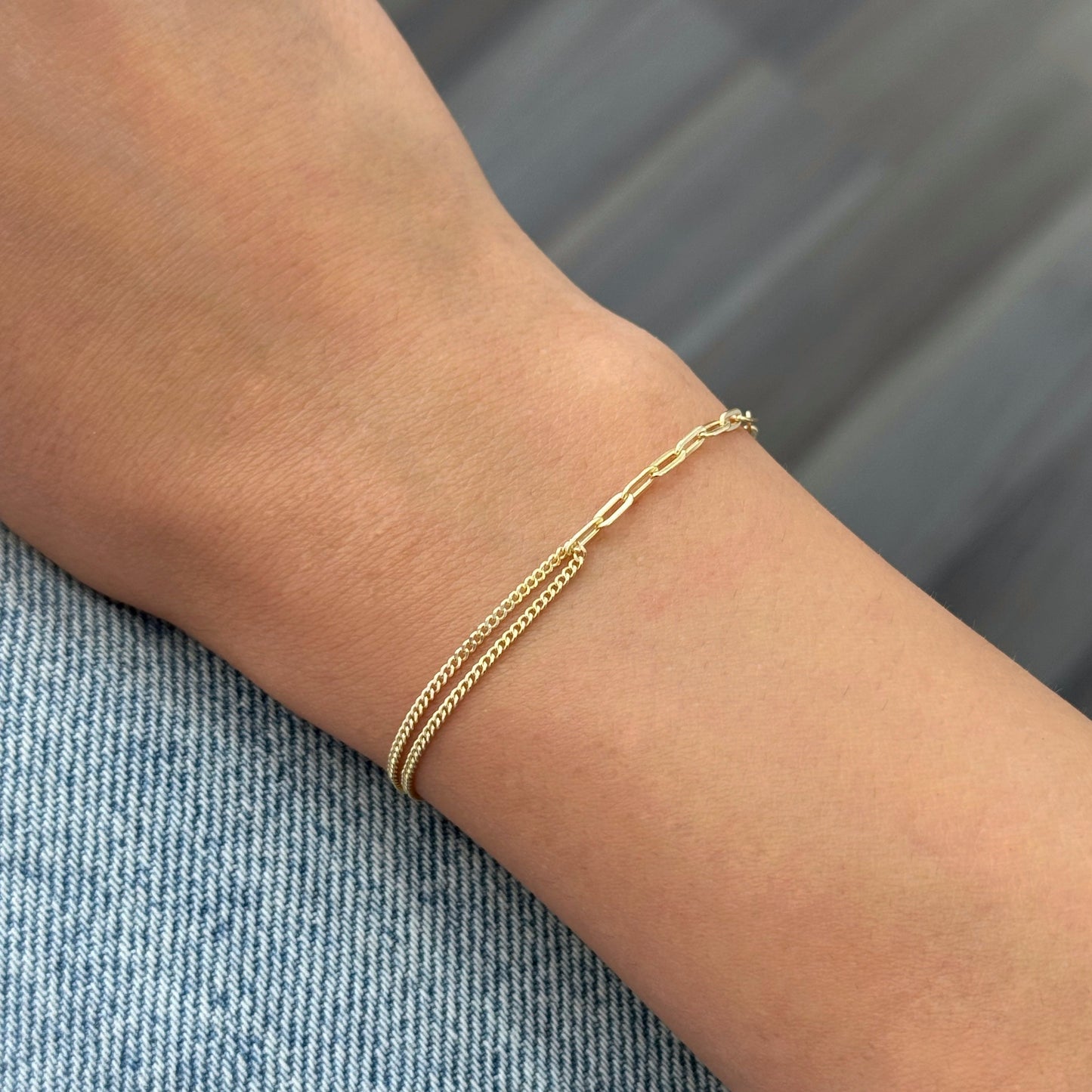 Triple Chain Bracelet