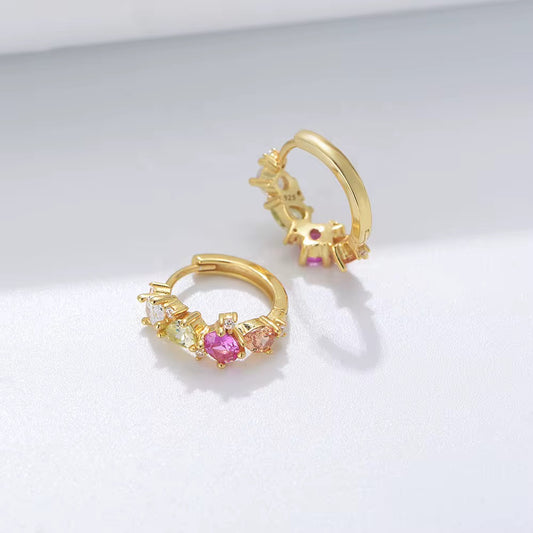 Twilight Lace Hoops Earrings