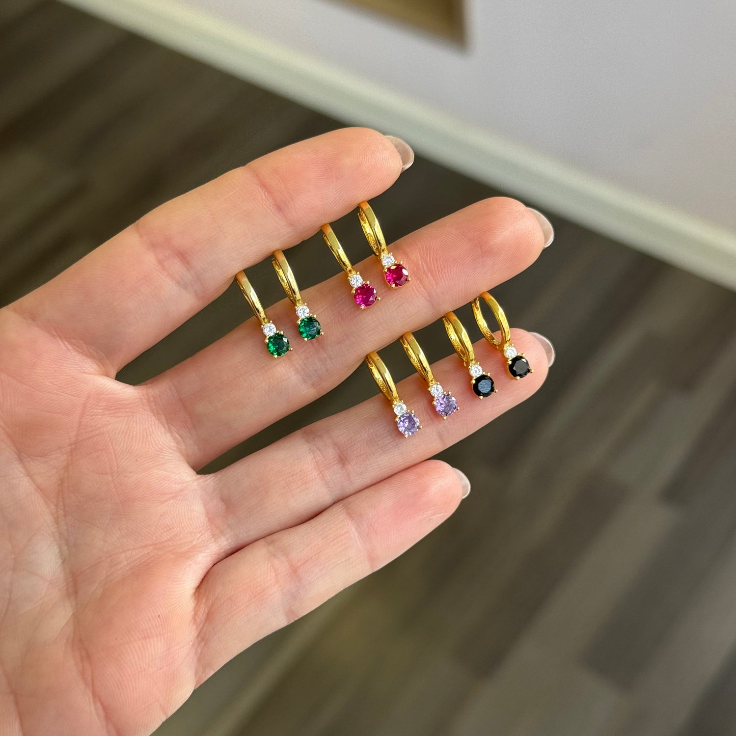 Zoe Hoops Earrings