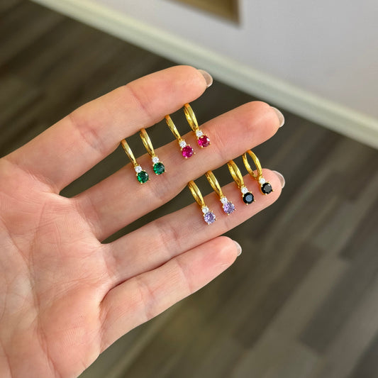 Zoe Hoops Earrings