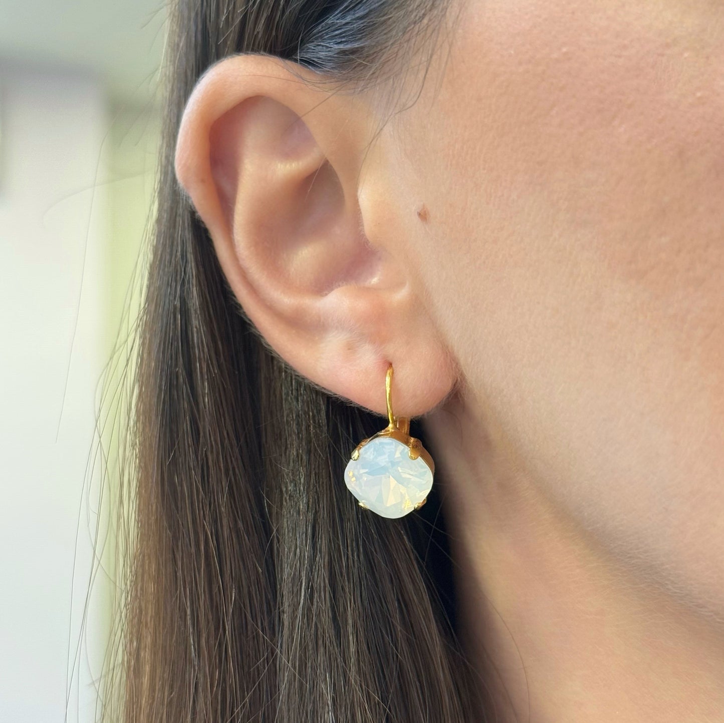 Cushion Swarovski Earrings