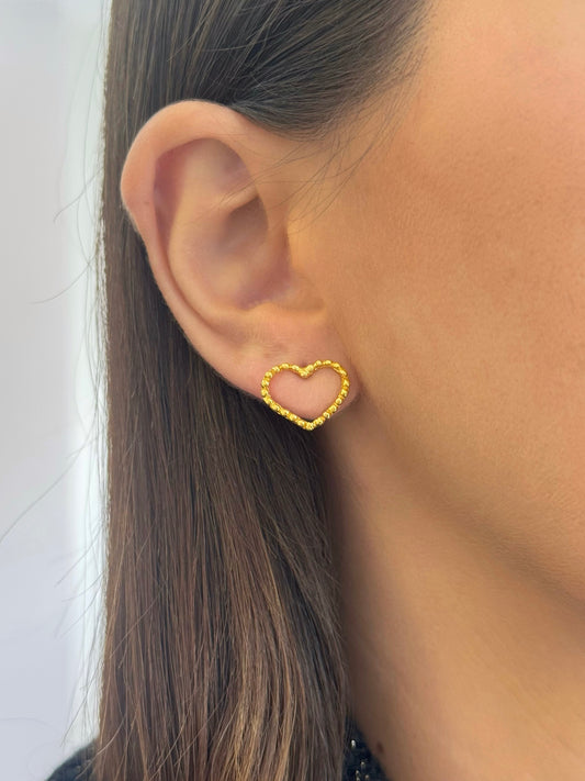 Love Stud Earrings