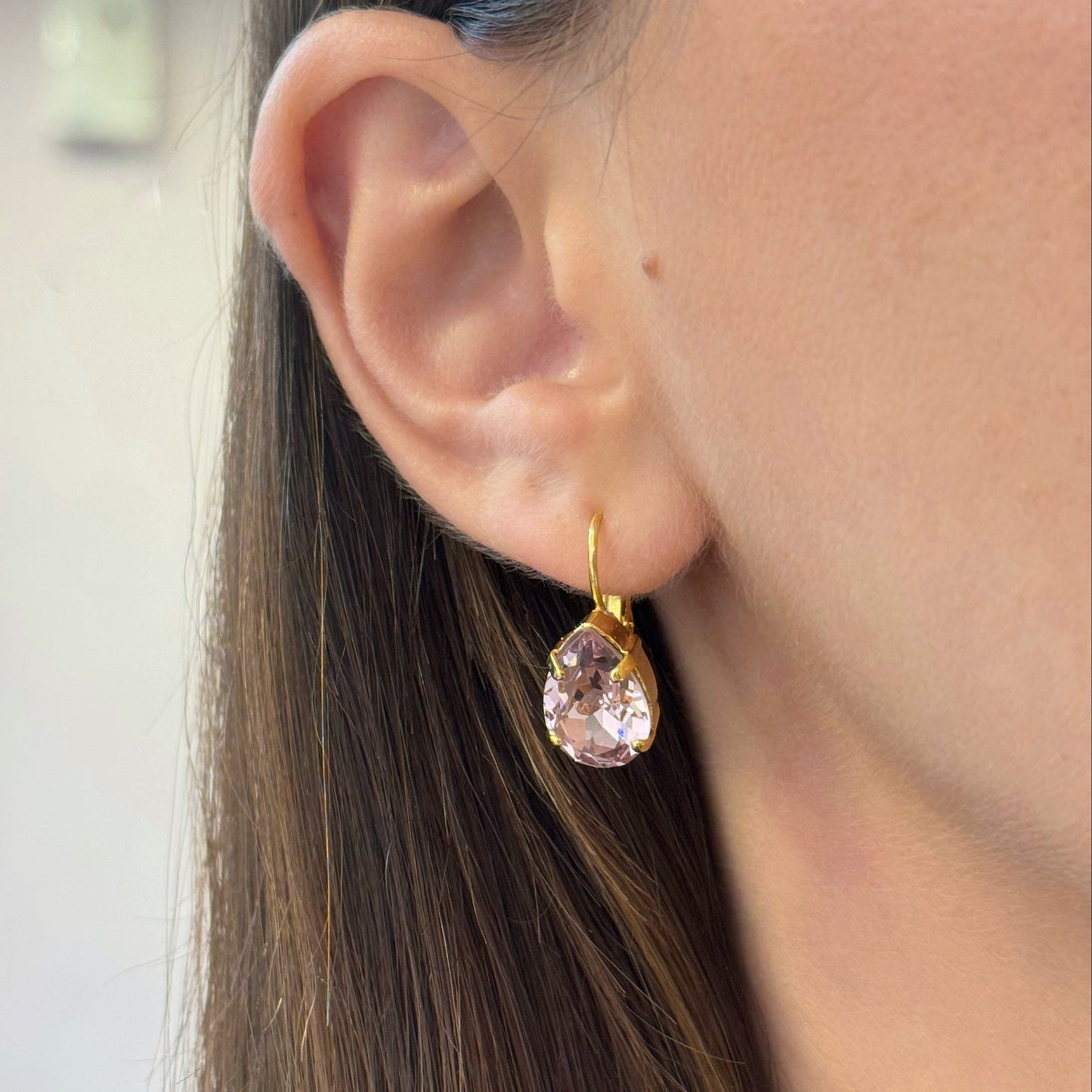 Pear Swarovski Earrings