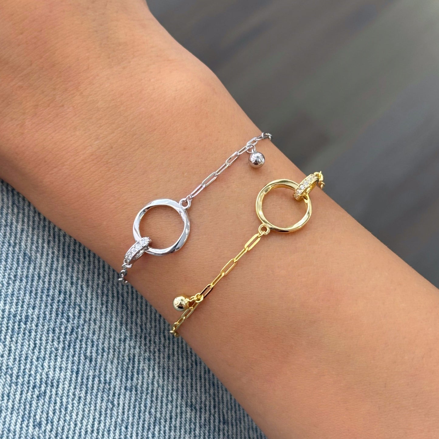 Double Hoop Bracelet